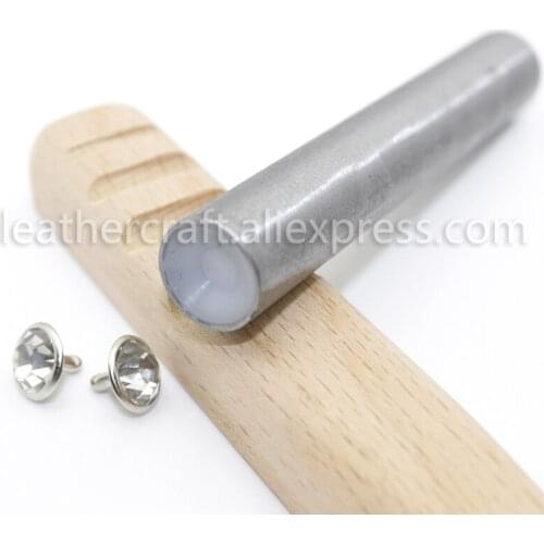 1x Crystal Rhinestone Rivets Studs Setter Tools Diamond Stud Spot Fixing Setting Tool Leather Craft Tools Hardware