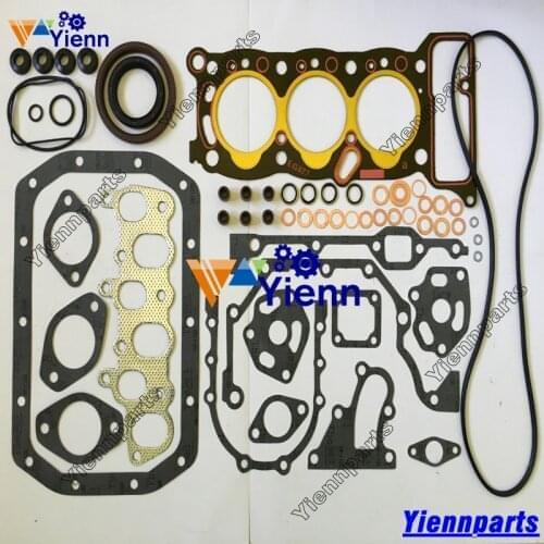 3KC1 3KC2 Full Gasket Kit With Head Gasket For ISUZU S85UX S90F2 S90FX2 Midi Excavators 3KC1 3KC2 Diesel Engine Parts