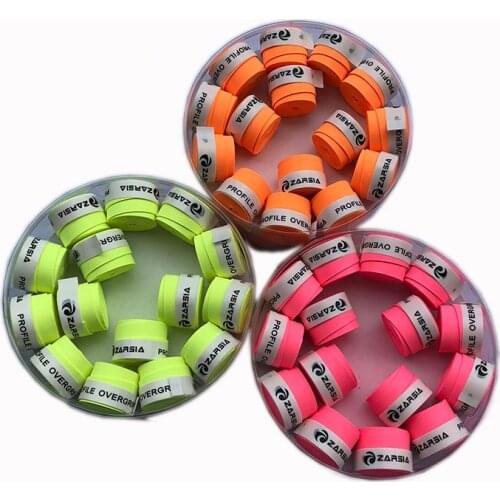 60 pecs ZARSIA Dry Feel Tennis Racket Grip Sweat Absorbed Wraps Taps Tennis Badminton Grips Racquet Overgrip (white/black)