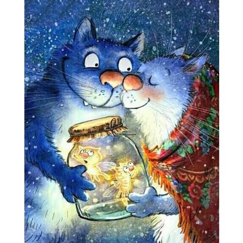 ARMYQZDIY 5D Diamond Painting Mosaic Cartoon Mouse Couple Handmade Diamond Cross Stitch Set Round Diamond Square Diamond Embroid