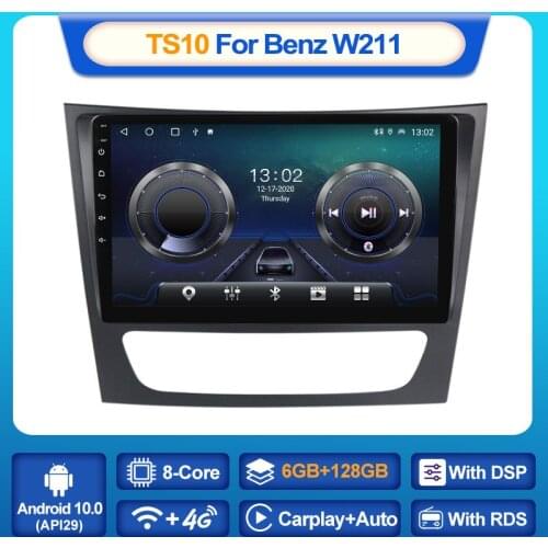 MEKEDE Android 10.0 CarPlay Car Radio Multimedia Video Player Auto Stereo GPS For Mercedes Benz W211 2002-2010 2 din dvd WIFI BT