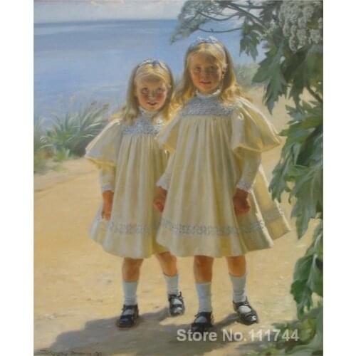 Danish art The Benzon daughters Peder Severin Kroyer paintings for sale High quality Hand painted