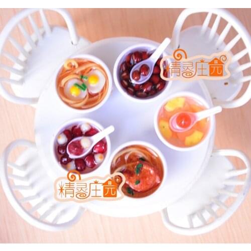 G05-X501 children baby gift Toy 1:12 Dollhouse mini Furniture Miniature rement Summer Fruit Desserts 3pcs/set