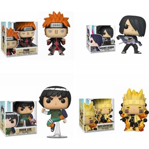NEWest Arrival NARUTOes #932 Sasuke Uchina #698 Rock Lee #739 Pain #934 Action Figure Vinyl Collection Model Toys for Kids Gifts