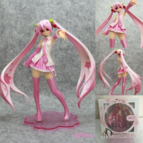 Hatsune Miku Sakura Hatsune Pink Boxed Figure Figure 16CM Virtual Idol Anime Character Collection Decoration