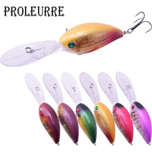 1PCS High Quality Deep Water Diver 1.8m-3.6m Fishing Lure 11.5cm 18.5g Laser Artificial Hard Crankbait Bass Wobbler Treble Hook