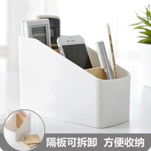 Living Room Remote Control Storage Box Desktop Sorting Plastic Box Creative Makeup Organizer