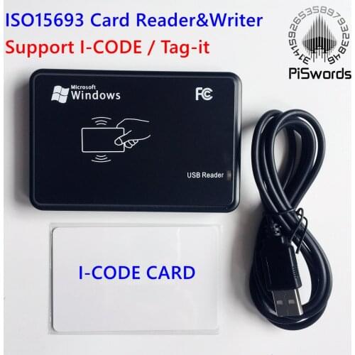 ISO15693 13.56MHZ RFID NFC ICODE Card Reader Writer Programmer With SDK For I-code 15693 Develop