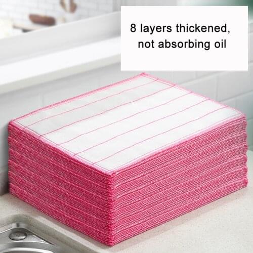 Kitchen microfiber cloth kitchen towel household wash dish towel cleaning cloth dishcloth kitchen rags cotton kitchen towels Rag