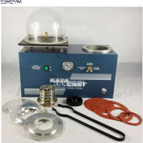 4L Conjoined Casting Machine Pumping Vacuum Casting Machine Jewelery Gypsum Mold Casting Equipment Machinery 110V / 220V 1000W