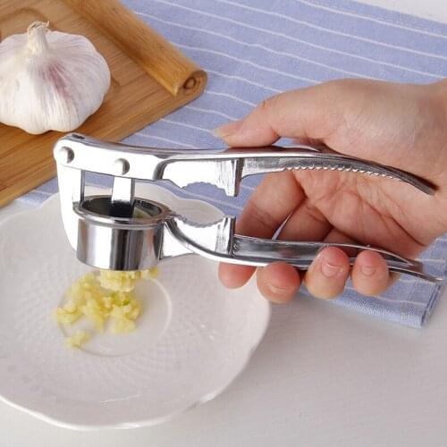YOMDID Multifunctional Garlic Press Manual Mashed Garlic Making Tool Beer Opener Garlic Grater knoblauchpresse Kitchen Tool