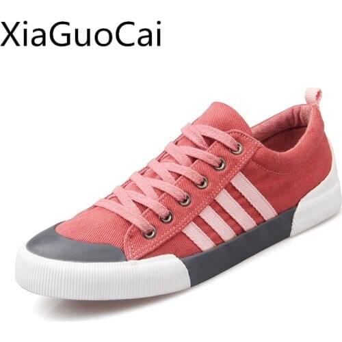 Fashion Brand High Quality Men Casual Shoes Round Toe Mens Canvas Shoes Low Top Lace-up Sneakers Drop Shipping