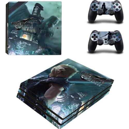 Final Fantasy PS4 Pro Stickers Play station 4 Skin Sticker Decal For PlayStation 4 PS4 Pro Console & Controller Skins Vinyl