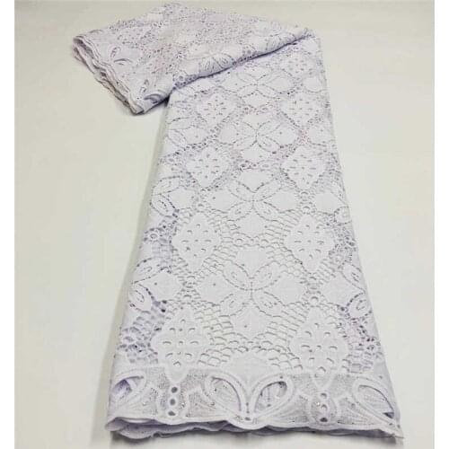Nigerian African Lace Fabrics 2020 High Quality Lace Milk Material Guipure Cord Lace Fabric For Wedding Party Sewing run20-62