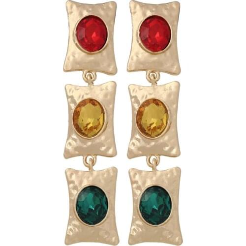 New Arrvial Alloy Drop Dangle Earings For Women Fashion Jewelry Maxi Trendy Collection Earrings Accessories