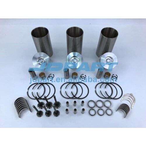 New 3TNV84 Rebuild Kit Piston Rings Liners Engine Bearing Set Engine Valves For Yanmar Engine