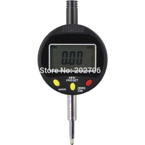Precision 0.01mm Dial Indicator Gauge 0-12mm Meter Precise 0.01mm Resolution Indicator Gauge mesure instrument Tool dial gauge