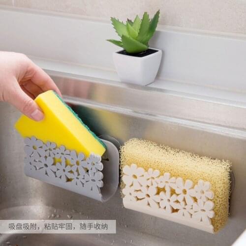 Kitchen Gadgets Sink Suction Bathroom Sponges Holder Creative Multi-purpose Soap Storage Tools Convenient Kitchen Accessories