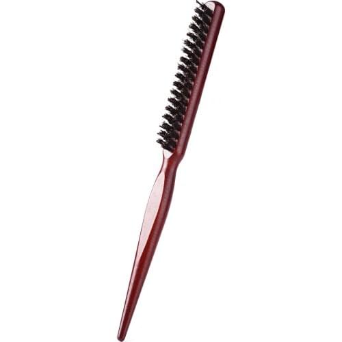 Professional Salon Teasing Back Hair Brushes Wood Slim Line Comb Hairdressing Styling Tools DIY Kit