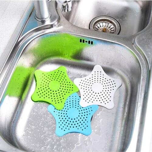 Anti-blocking Floor Drain Silicone Sucker Sewer Outfall Strainer Sink Filter Hair Stopper & Catcher Bathroom Kitchen Accessories