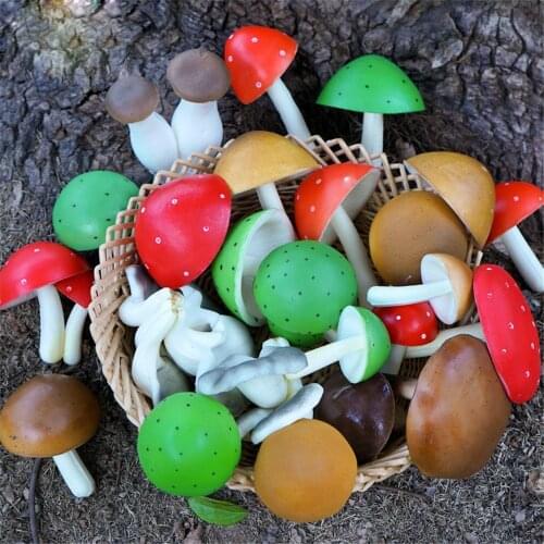 Supermarket shopping mall hotel dining room hall restaurant store shop decor mushroom Shiitake fake artificial vegetables props