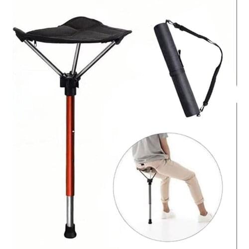 Outdoor Foldable Chair Tripod Triangular Folding Fishing Chairs Camping Chair Portable Beach Hiking Picnic Seat Tools Chair