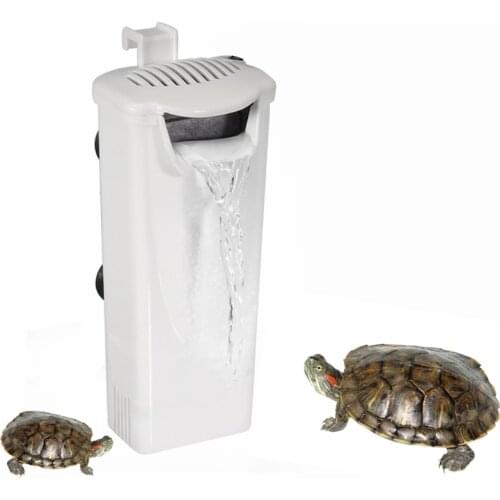 Waterfall Aquarium Turtle Fish Tank Oxygen Pump Built-In Low Water Level Filter 220-240V 3W Fish Aquarium Accessories