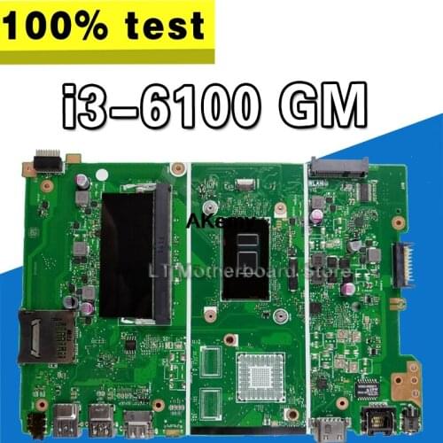 X441UV X441UA motherboard For Asus X441U X441UV X441UAK F441U A441U laptop motherboard notebook original motherboard i3-6100