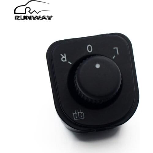 100% brand new! adjust knob mirror switch for Volkswagen VW jetta mk5 golf 5 6 tiguan passat b6 CC Seat Alhambra 1K0959565K