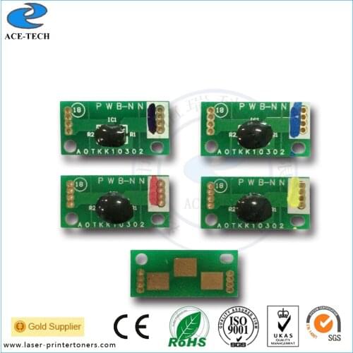 10K EU version Compatible toner chip For for Minolta bizhub C654/754 cartridge reset chip C654DK/C654DC
