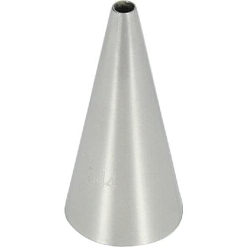 Free Shipping Stainless Steel Medium Round Piping Nozzle Cakes Cupcakes Decorating Icing Tips #344