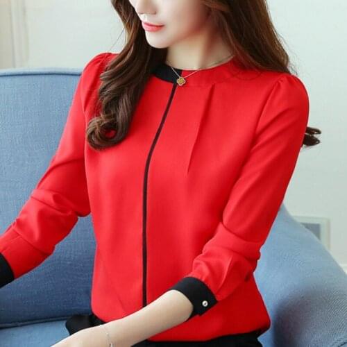 Blouse Women Blusas Mujer De Moda 2021 Women Blouses Autumn Long Sleeve Wome Shirts Chiffon Blouse Shirt Women Tops Blusa B987