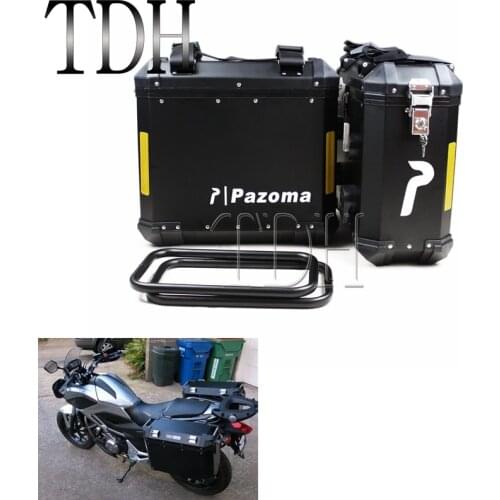 Motorcycle 36L Pair Side Box Side Case Saddle Bag Pannier Cargo For BMW F800GS F800R 2009-2014 Universal