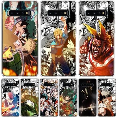 My Hero Academia Deku Cover Phone Case For Samsung Galaxy S10 S20 Ultra Note 10 9 8 S9 S8 J4 J6 J8 + Lite Plus Pro S7 Coque