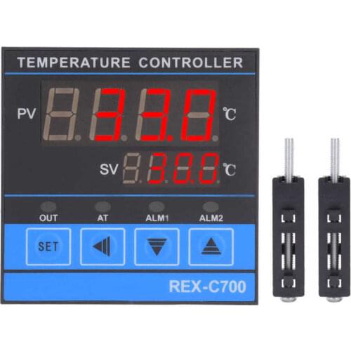 Digital Temperature Controller High Accuracy PID Control RELAY+SSR Output 0-400 Degree New