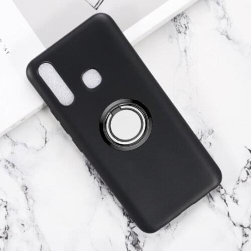 For Vivo Y19 Back Ring Holder Bracket Phone Case Cover Phone TPU Soft Silicone Cases ON Vivo U20 U3 Y5s Z5i 6.53"