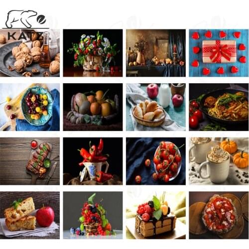 Latte Cheesecake Picture Diamond Painting Cross Stitch Modern Kitchen Gourmet Handmade Diy Diamond Embroidery Decoration Gift