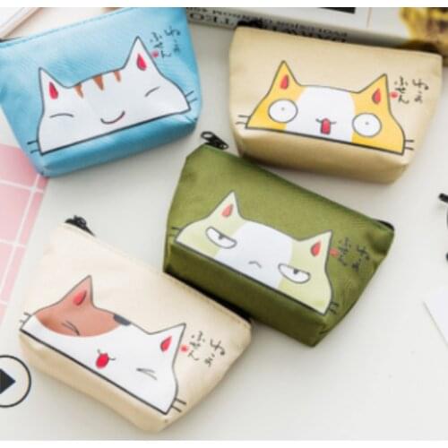 Mini Sanitary Napkin Bag Canvas Coin Purse Credit Card Holder Sanitary Pad Pouch Cosmetics Organizer Storage Bags Women Wallets