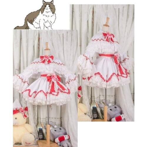 [Customized] Anime Touhou Project LilyWhite Lolita Dress Uniform Cosplay Costume Any Size Women Halloween Freeshipping