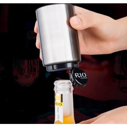 Stainless Steel Beer Bottle Openers Automatic Bottle Openers Beer Wine Bottle Opener Kitchen Bar Tools LX4117