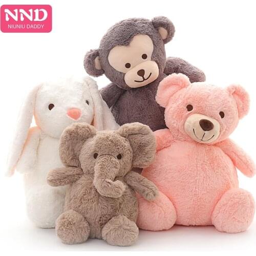 Niuniu Daddy 40cm Soft Fat Bear Bunny Plush Toy Cute Stuffed Animal Toy Pillow Birthday Gift For Children
