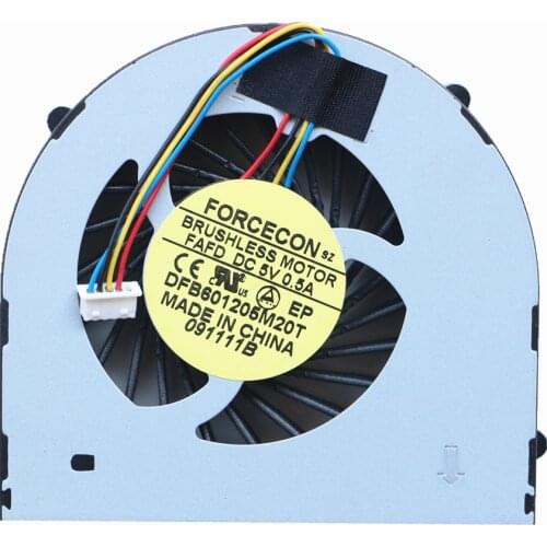New Medion Akoya P7812 MD97938 MD98770 ForceconDFB601205M20T FAFD DC5V 0.5A Cpu Cooling Fan