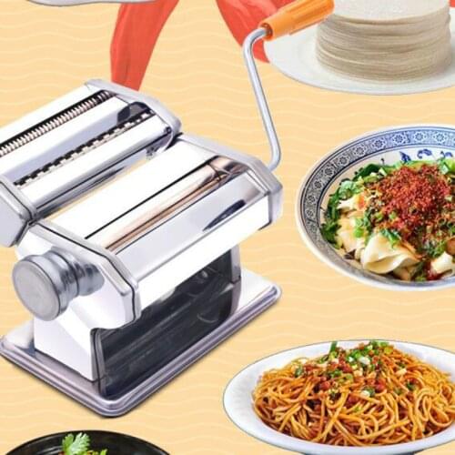 Portable Stainless Steel Craft Polymer Clay Rolling Machine Press Roller Hand Cranked Handmade Press Pasta Tools Non MJ72212