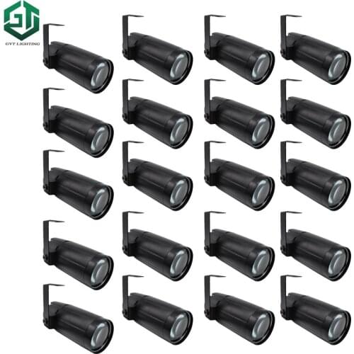 20pcs/lot LED Pinspot 3 Watt Light up your Mirror Balls with this High Power Super Bright Pinspot LED DJ Disco lights