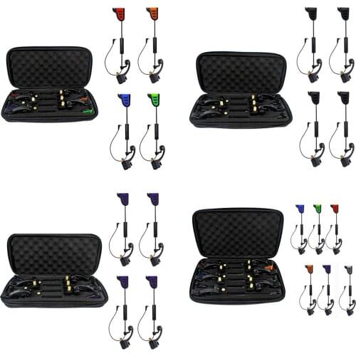 LED Fishing Bite Light Carp Fish Bait Indicator for Rods Portable Fishing Accessories Adjustable 2 Gears Mode Fishing Kit 6 colo