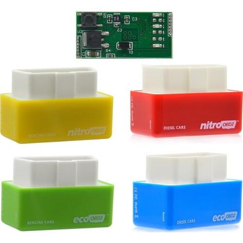 VSTM Portable NitroOBD2 2018 Newest EcoOBD2 Economy Chip Tuning Box for Benzine 15% Fuel Save Plug&Drive OBD 2 scanner