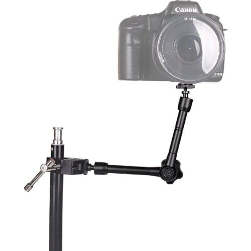 Magic Arm Video Handlebar Camera Clamp with Ballhead Arm DSLR Camera Quick Release Clamp for Monitor Viewfinder