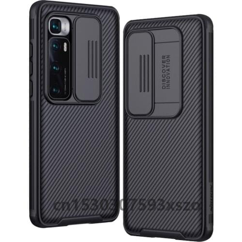 10PCS wholesale for Xiaomi Mi 10 Ultra Textured Case business fit Slide Cover Protect Camera Lens Back Case Nillkin