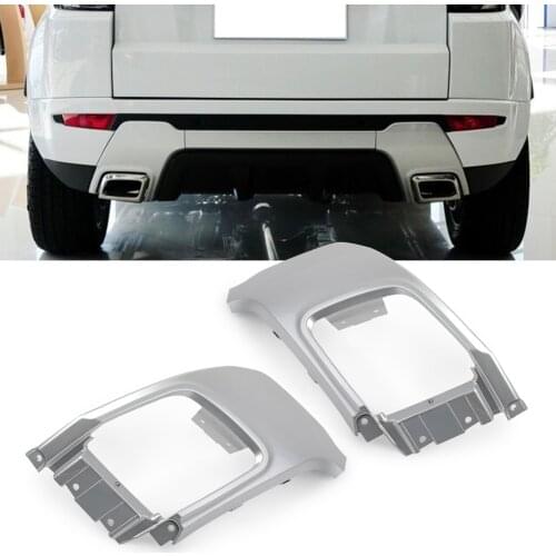 2Pcs Car Rear bumper Tow eye cover For 2012-2018 Range Rover Evoque Dynamic exhaust O/S LR028087 LR028089