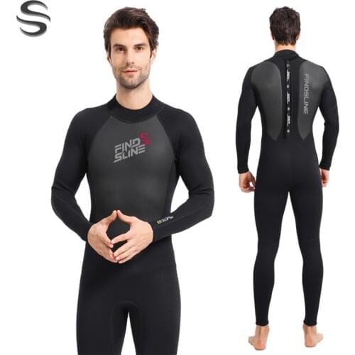 3mm Scuba Diving Suit Men Neoprene Underwater hunting Surfing Front Zipper Spearfishing Suit for cold water swimming Sportswear